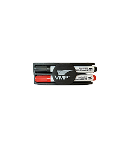 Apagador Preto Quadro Branco Com 2 Marcadores - Vmp