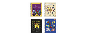 Caderno Universitário 10 Matérias Among Us - Foroni
