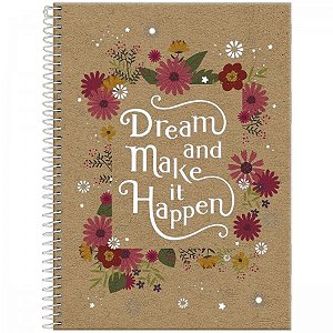 Caderno Universitário 10 Matérias Kraft Art - Foroni