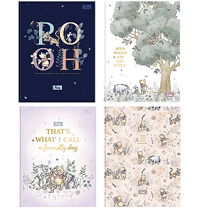 Caderno Brochura Universitário Pooh - Tilibra