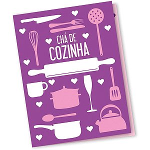 Convite Chá De Cozinha Utensilios - Regina
