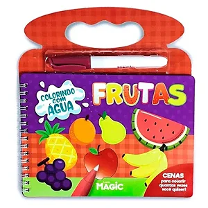 Livro Aquabook Frutas - Magic Kids
