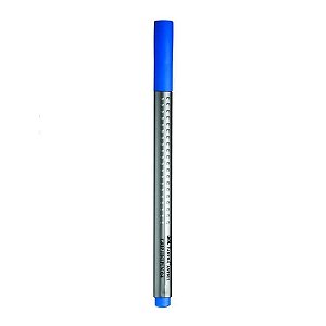 Caneta Grip Ponta Ultra Fina Azul Royal - Faber-Castell