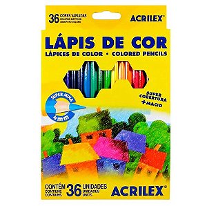 Lápis De Cor 36 Cores - Acrilex