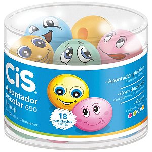 Apontador Emoji C/ Depósito 690 - Cis