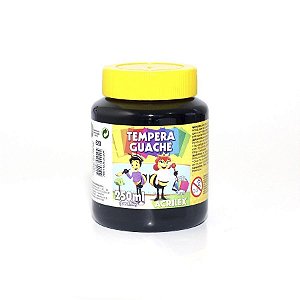 Tinta Guache 250ml Preto  - Acrilex