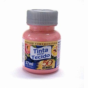 Tinta Tecido Fosca Rose 37ml - Acrilex