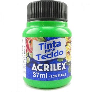 Tinta Tecido Fluor 37ml Verde - Acrilex