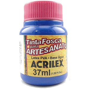 Tinta Fosca  PVA Artesanato Azul Marinho 37ml  - Acrilex