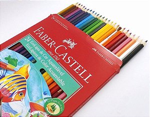 Lapis De Cor Aquarelavel 24 Cores - Faber Castell