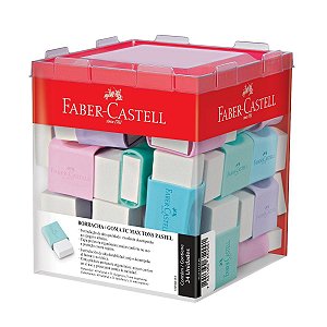 Borracha Branca Com Capa Tons Pastel - Faber-Castell
