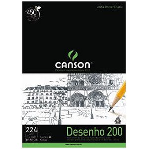 Bloco de Desenho Branco Artistico 20fls A2 200g - Canson