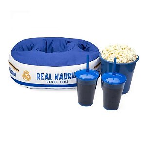 Almofada Kit Pipoca Duplo Real Madrid - Ludi