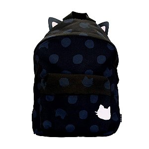 Mochila Feminina Gatinho Orelhas mais estojo de em Promoção na