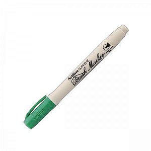 Caneta Brush Artline Verde - Tilibra