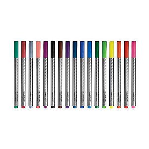 Caneta Grip Ponta Ultra Fina Marrom - Faber-Castell