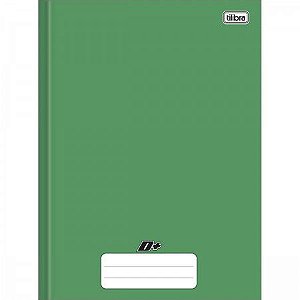 Caderno Universitário Brochura D+ Verde 96 Folhas - Tilibra