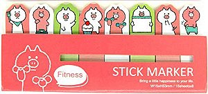 Bloco Adesivo  Porquinho - Stick Marker