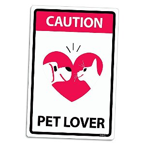 Placa Decorativa Pet Lover - Beek