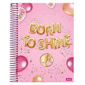 Caderno Barbie Fashion 10M - Foroni