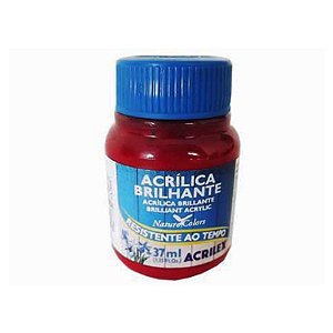 Acrílica Brilhante Vermelho Escarlate 37ml - Acrilex