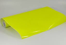 Plástico Adesivo Amarelo 45cmX2m - Vmp