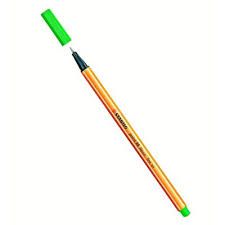 Caneta Point 88/033 Verde Neon - Stabilo