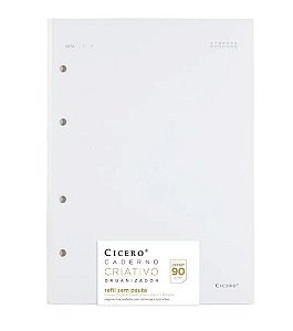 Refil Caderno Criativo 90g Sem Pauta - Cícero