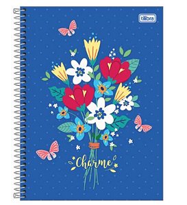 Caderno Universitário Charme 16 Matérias - Tilibra