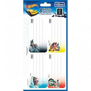 Etiqueta Adesiva Hot Wheels - Tilibra