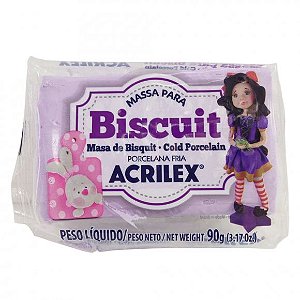 Massa Para Biscuit 90g Lilás - Acrilex