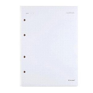 Refil Caderno Criativo 40fls Off Set 90grs Pontado - Cicero