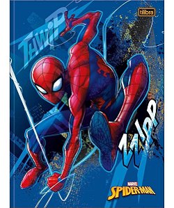 Caderno Universitário Brochura  80 folhas Spider Man - Tilibra