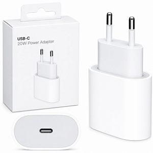Fonte Carregador Tomada USB-C Tipo C Type C para Iphone 11 Iphone 12 20W