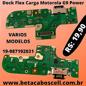 Conector De Carga Placa Dock Flex Usb para Motorola g9 Power