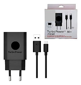 Carregador Tipo C Type C Rapido Power 50+ Caixa Vermelha