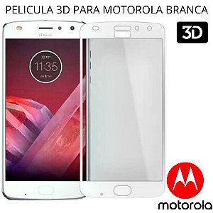 Pelicula 3D Branca para Motorola Moto One Fusion