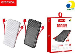Carregador Portátil Power Bank 10000 mah com Adaptador