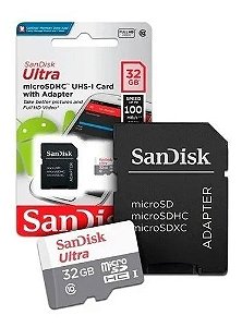 MicroSD Micro Sd Cartão de Memória Sandisk Ultra 32GB 32 GB ORIGINAL