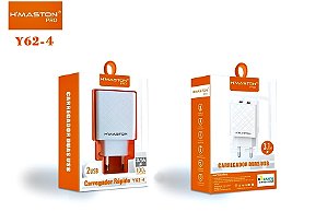 Fonte Tomada Carregador Hmaston com 2 USB 4.8a Com Anatel