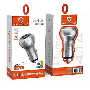 Carregador Veicular 2 Entradas Usb Hmaston