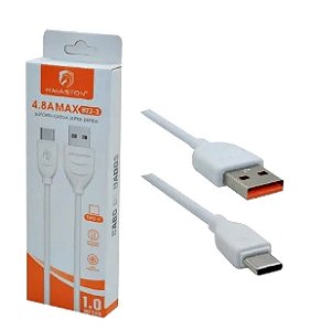 Cabo Tipo C Usb Dados Carregador Rápido Turbo Hmaston 1m Usb  4.8A