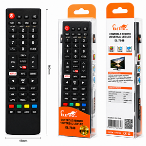 Controle Remoto Universal Todas Smart Tv Led Netflix Youtube