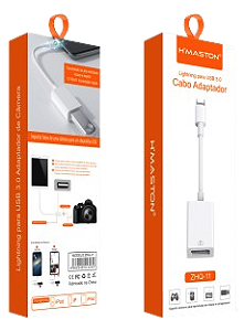 Cabo Hmaston Otg Para iPhone iPad Pendrive Teclado 3.0