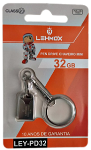 Pen Drive PenDrive 32 GB 32GB Chaveiro Lehmox