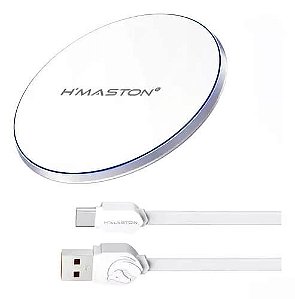 Carregador Por Indução Sem Fio Ultrafino Anatel 15w