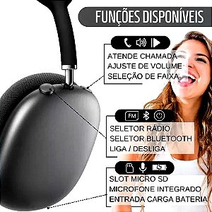 Fone Bluetooth Estilo P9 NVD