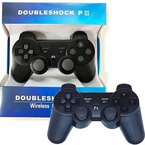 Controle Ps3 Dual Shock Wirelless Compatível com PC Notebook