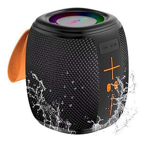 Caixa De Som Bluetooth Prova Dágua Usb Cartão Sd Mini NVD