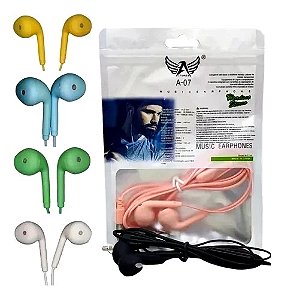 Fone de Ouvido P2 Estereo sem Borracha